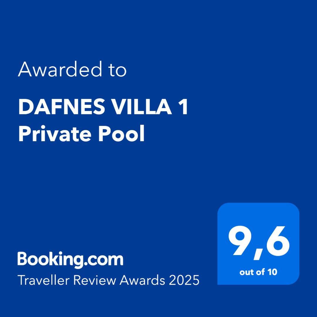 Dafnes Villa 1 Private Pool Perivolos Zewnętrze zdjęcie